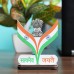 Voila Indian Flag for Car Dashboard Study Table Home & Office Arrow Flag